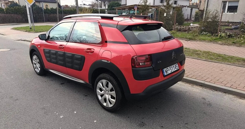 Citroen C4 Cactus cena 37900 przebieg: 147000, rok produkcji 2017 z Płock małe 781